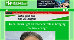 Desktop Screenshot of himalayanherald.com